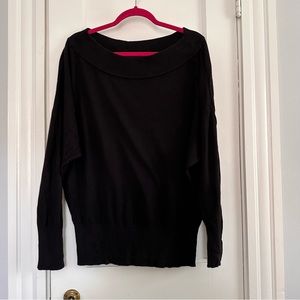 Off-the-shoulder sweater